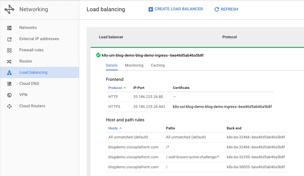 Kube-lego configures SSL certificate into GCE's ingress load balancer